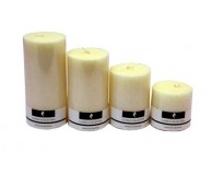 Marble candle vanilla